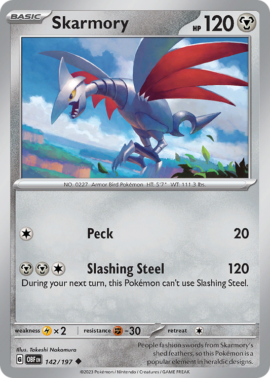 Skarmory - 142/197 Obsidian Flames