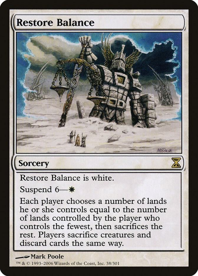 Restore Balance [Time Spiral] 38
