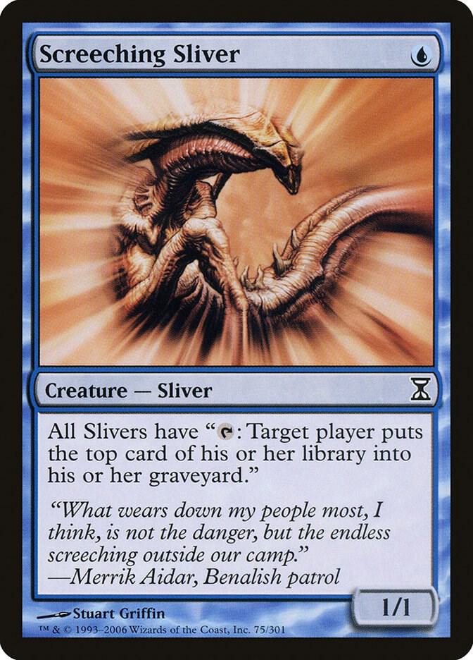 Screeching Sliver [Time Spiral] 75