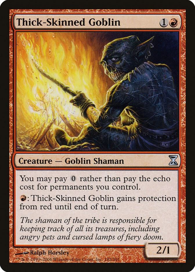 Thick-Skinned Goblin [Time Spiral] 182