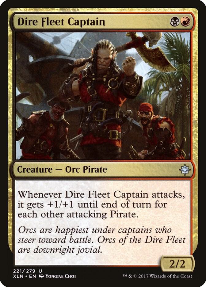Dire Fleet Captain [Ixalan] 221