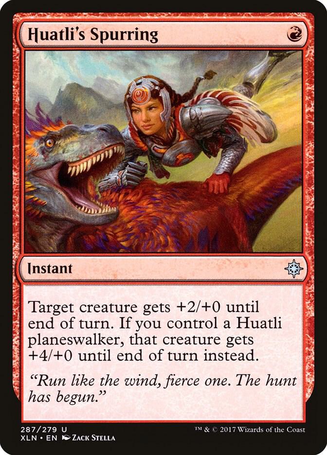 Huatli's Spurring [Ixalan] 287