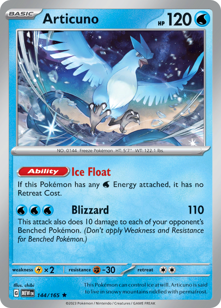 Articuno - 144/165 151