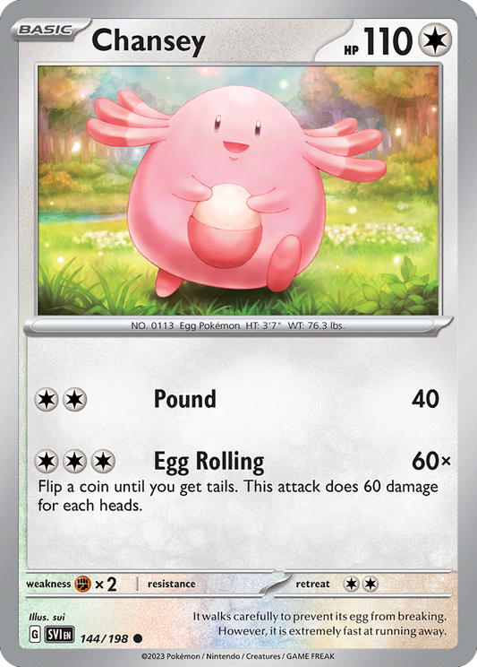 Chansey - 144/198 Scarlet & Violet