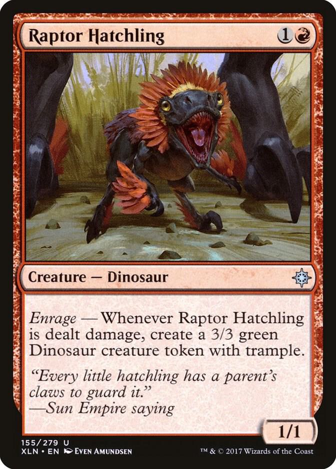 Raptor Hatchling [Ixalan] 155