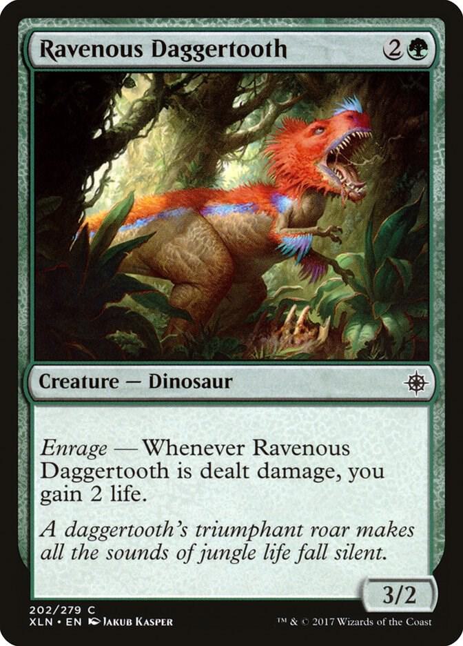 Ravenous Daggertooth [Ixalan] 202
