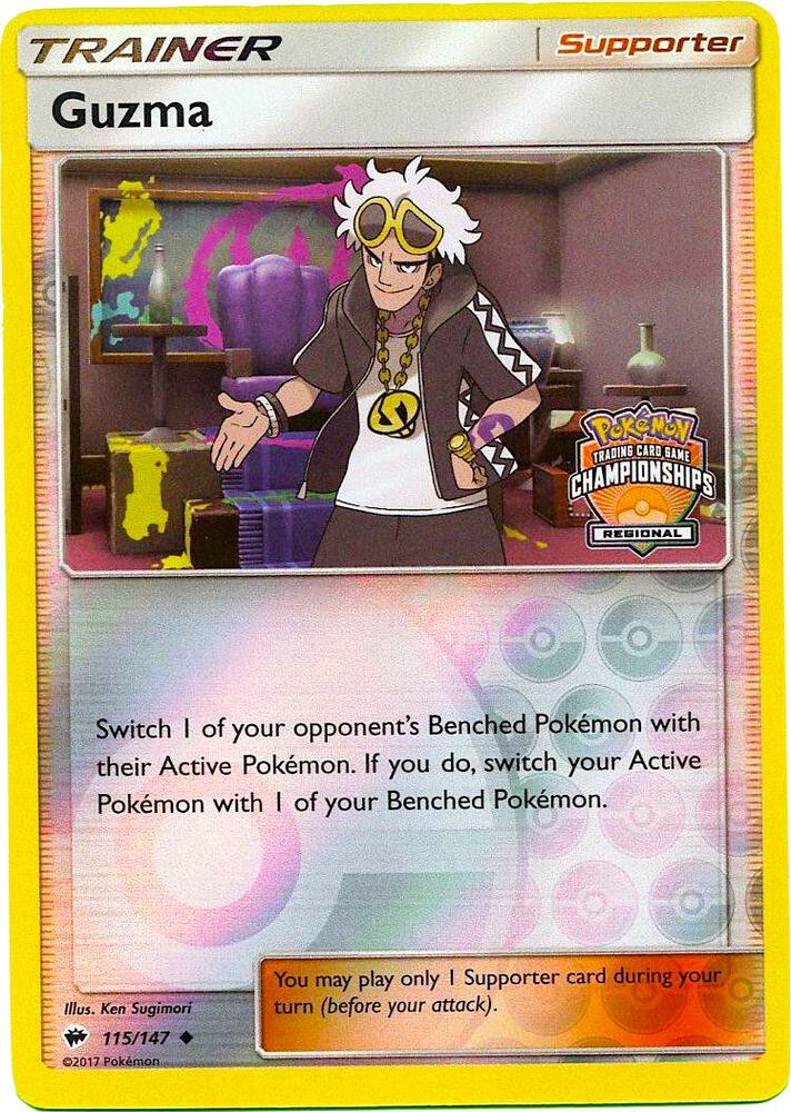 Guzma - 115/147 (Regional Championships) [League & Championship Cards] 115/147