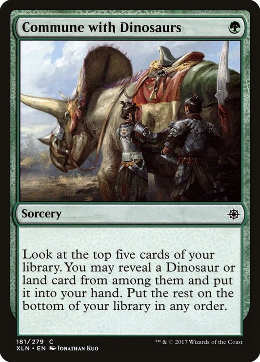 Commune with Dinosaurs [Ixalan] 181