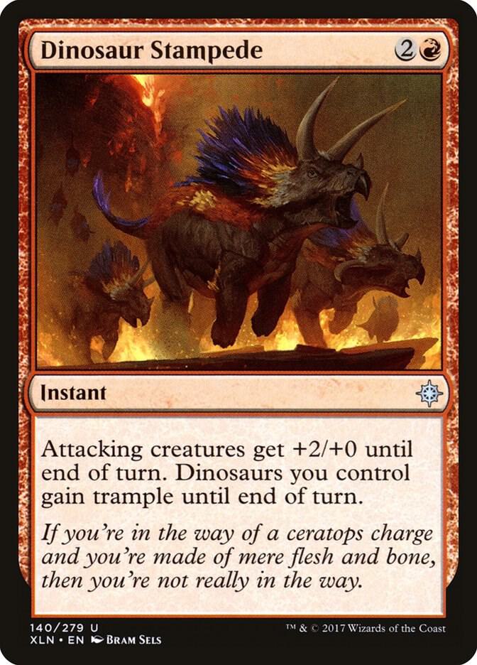 Dinosaur Stampede [Ixalan] 140
