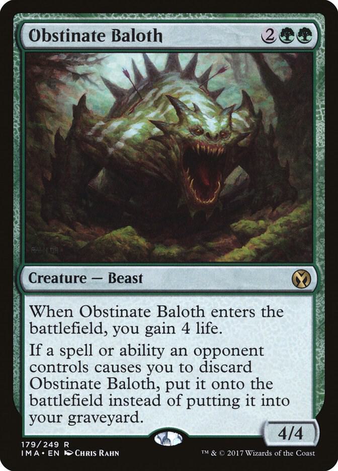 Obstinate Baloth [Iconic Masters] 179