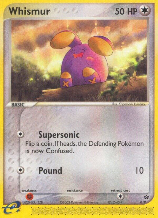 Whismur - 019 (Target Promo) [Nintendo Promos] 019