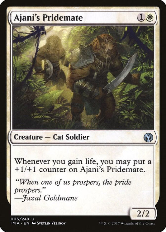 Ajani's Pridemate [Iconic Masters] 5
