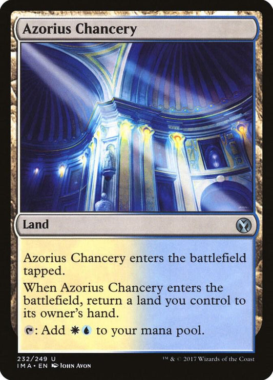 Azorius Chancery [Iconic Masters] 232