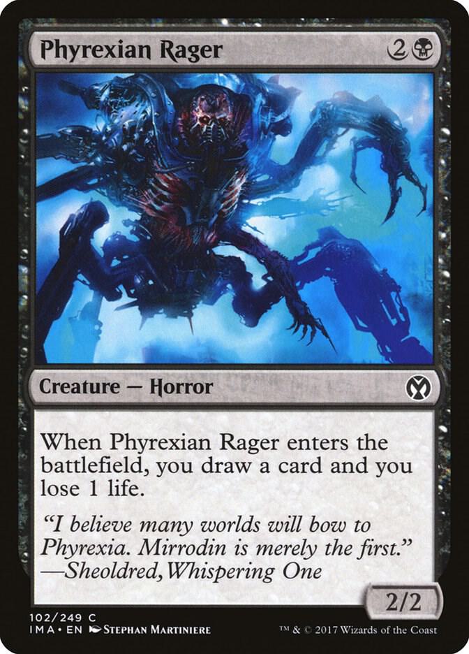 Phyrexian Rager [Iconic Masters] 102