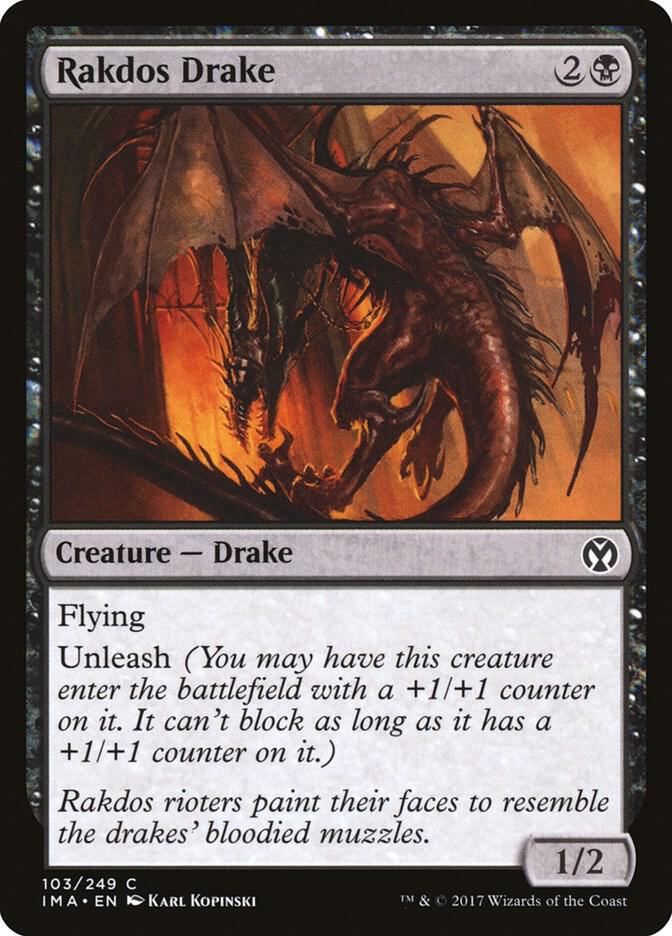 Rakdos Drake [Iconic Masters] 103