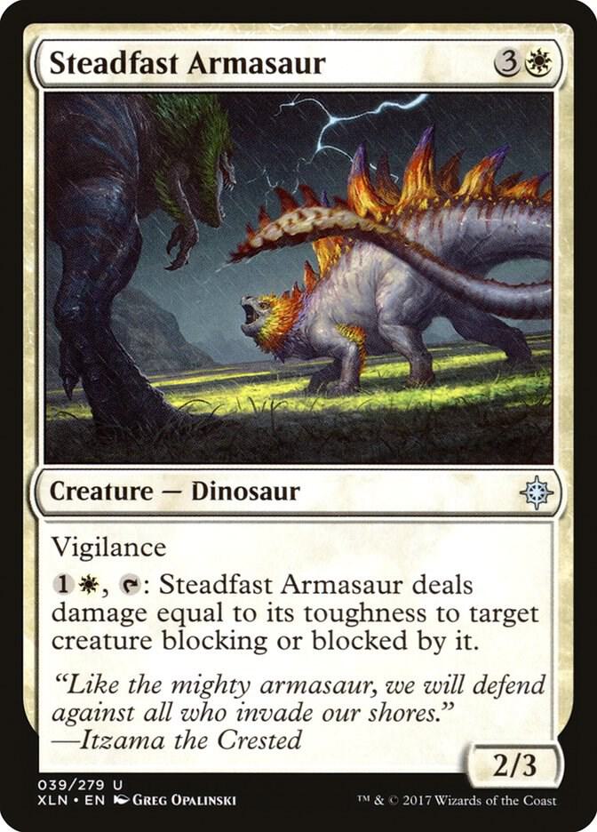 Steadfast Armasaur [Ixalan] 39