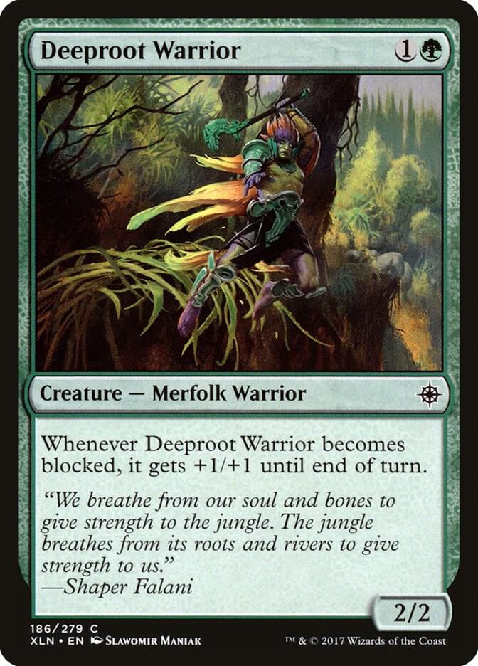 Deeproot Warrior [Ixalan] 186