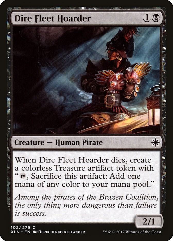 Dire Fleet Hoarder [Ixalan] 102