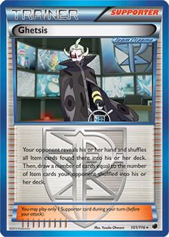 Ghetsis - 101/116 (BW Plasma Freeze) [Deck Exclusives] 101/116