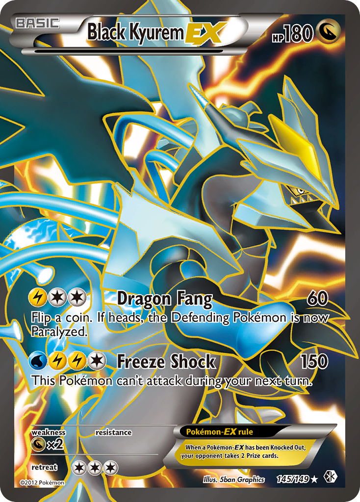 Black Kyurem-EX - 145/149 Boundaries Crossed