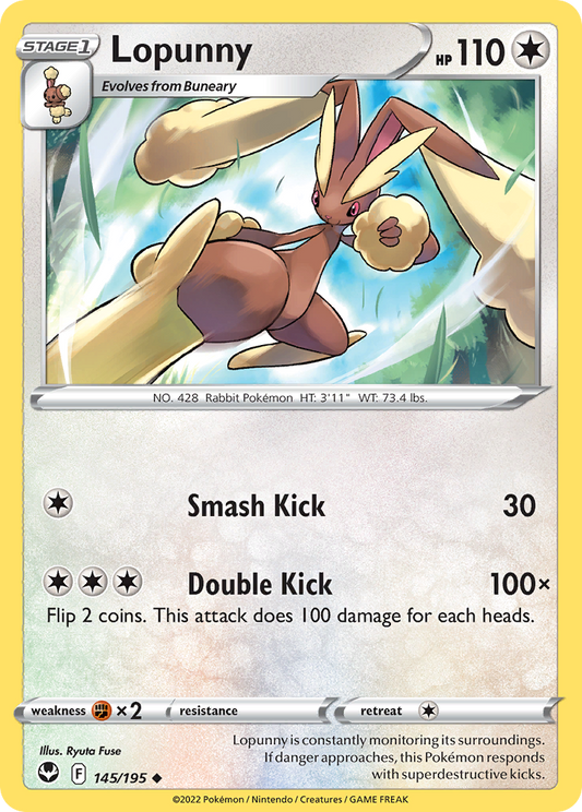 Lopunny - 145/195 Silver Tempest