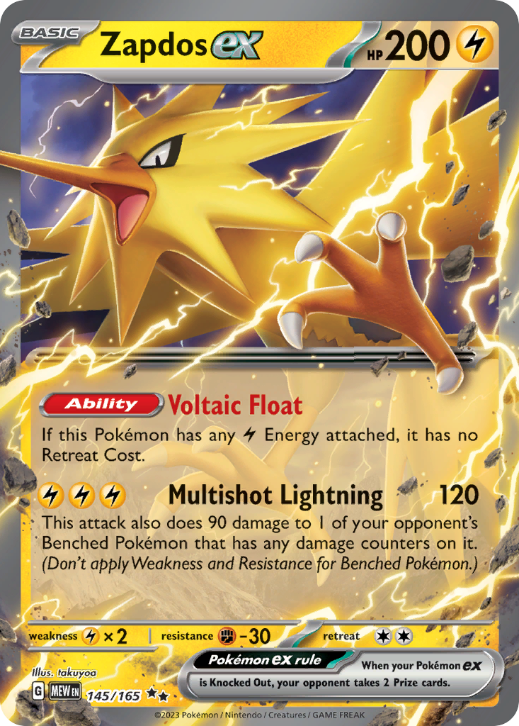 Zapdos ex - 145/165 151