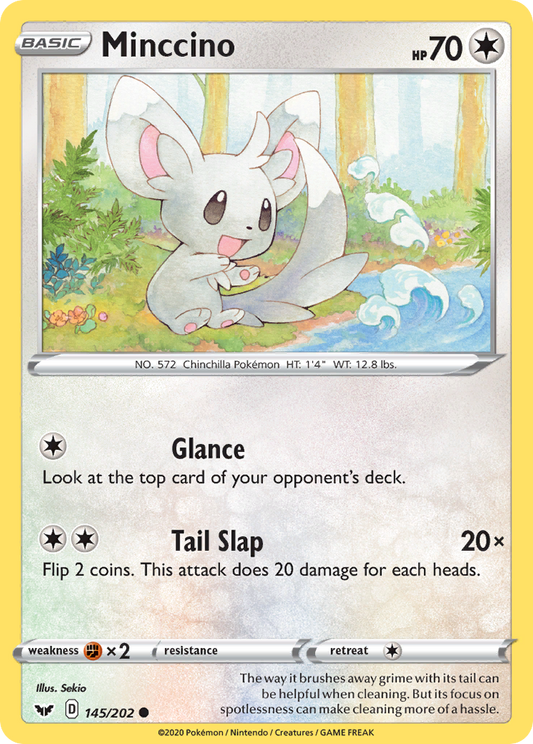 Minccino - 145/202 Sword & Shield