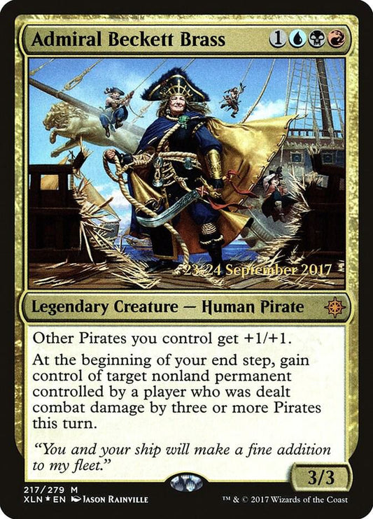 Admiral Beckett Brass [Prerelease Cards] 217
