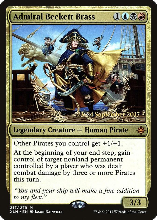 Admiral Beckett Brass [Prerelease Cards] 217