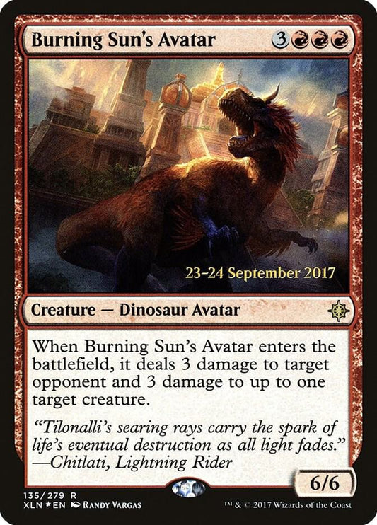 Burning Sun's Avatar [Prerelease Cards] 135