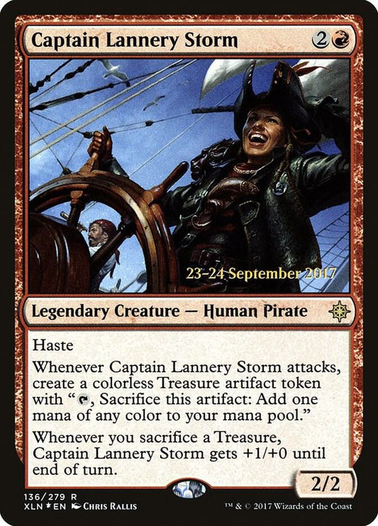 Captain Lannery Storm [Prerelease Cards] 136