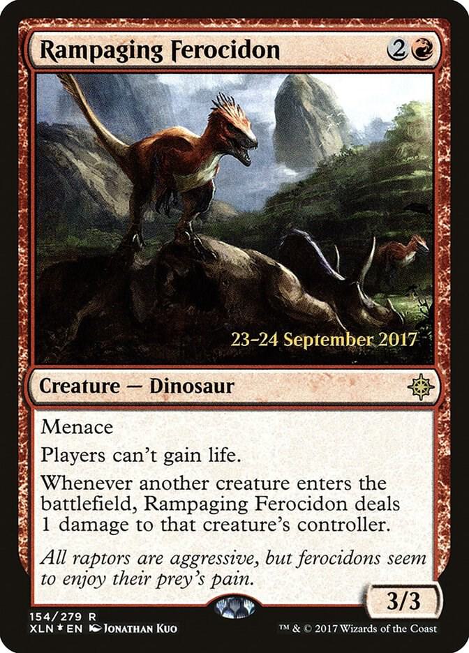 Rampaging Ferocidon [Prerelease Cards] 154