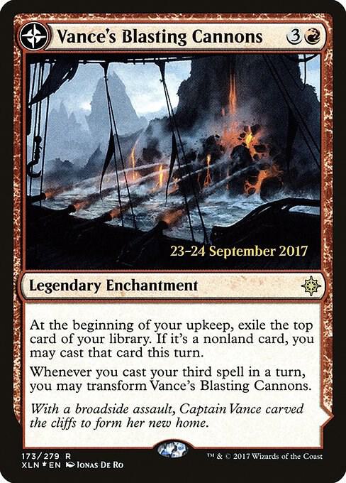 Vance's Blasting Cannons [Prerelease Cards] 173