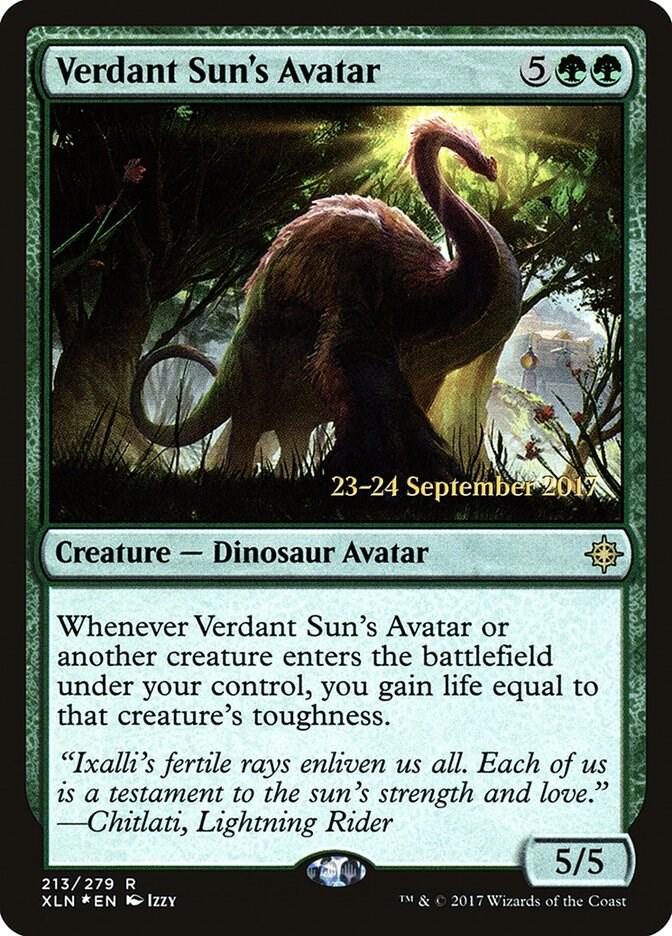 Verdant Sun's Avatar [Prerelease Cards] 213