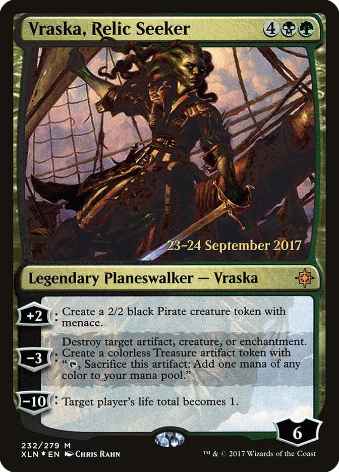 Vraska, Relic Seeker [Prerelease Cards] 232