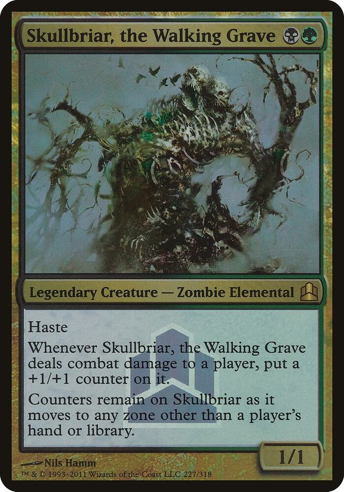Skullbriar, the Walking Grave (Commander Launch Promo) [Oversize Cards] 227