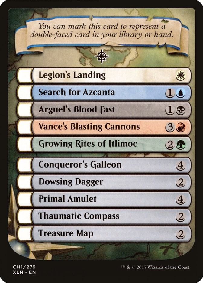 Checklist Card - Ixalan [Ixalan] CH1