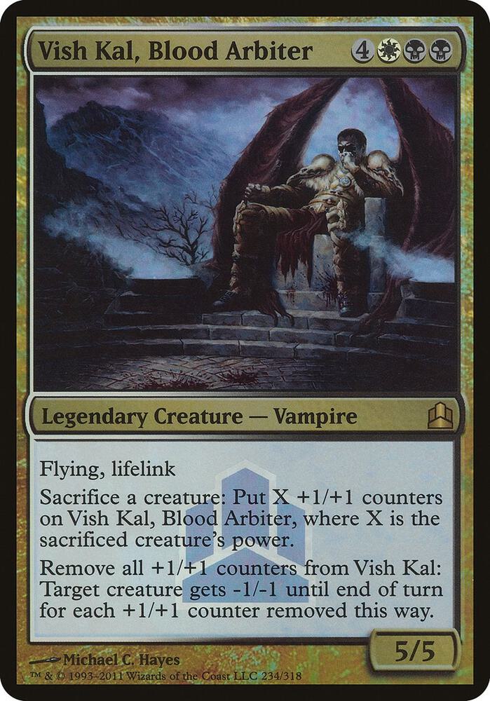 Vish Kal, Blood Arbiter (Commander Launch Promo) [Oversize Cards] 234