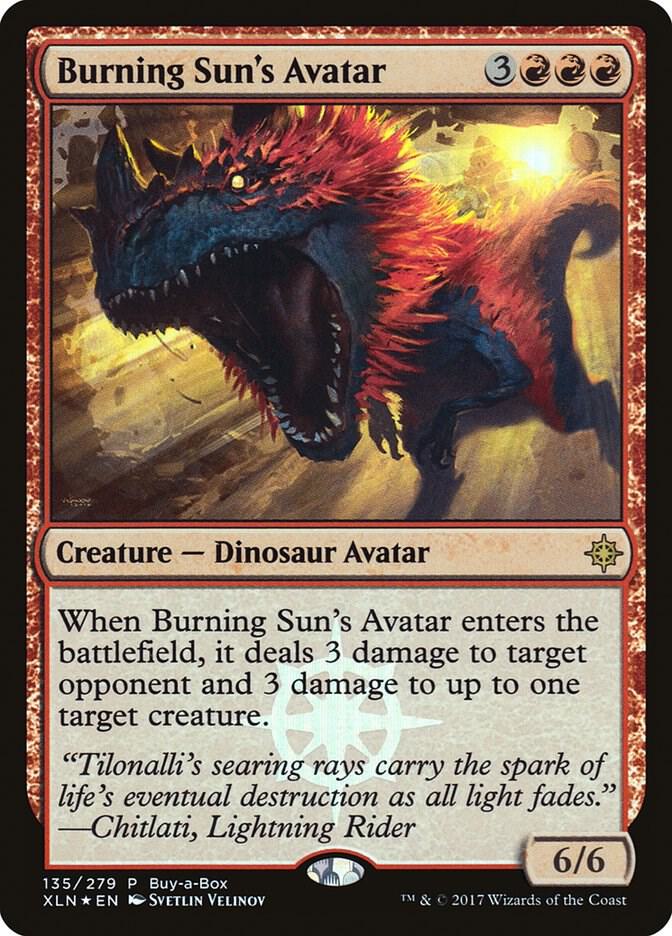 Burning Sun's Avatar [Buy-A-Box Promos] 135