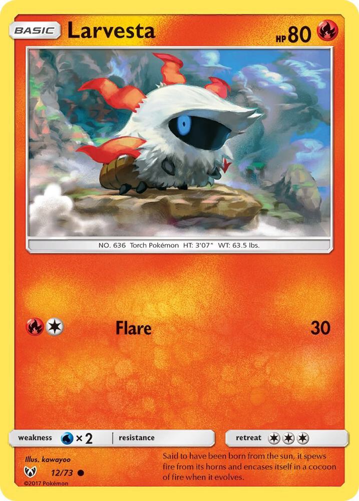 Larvesta [Shining Legends] 12/73