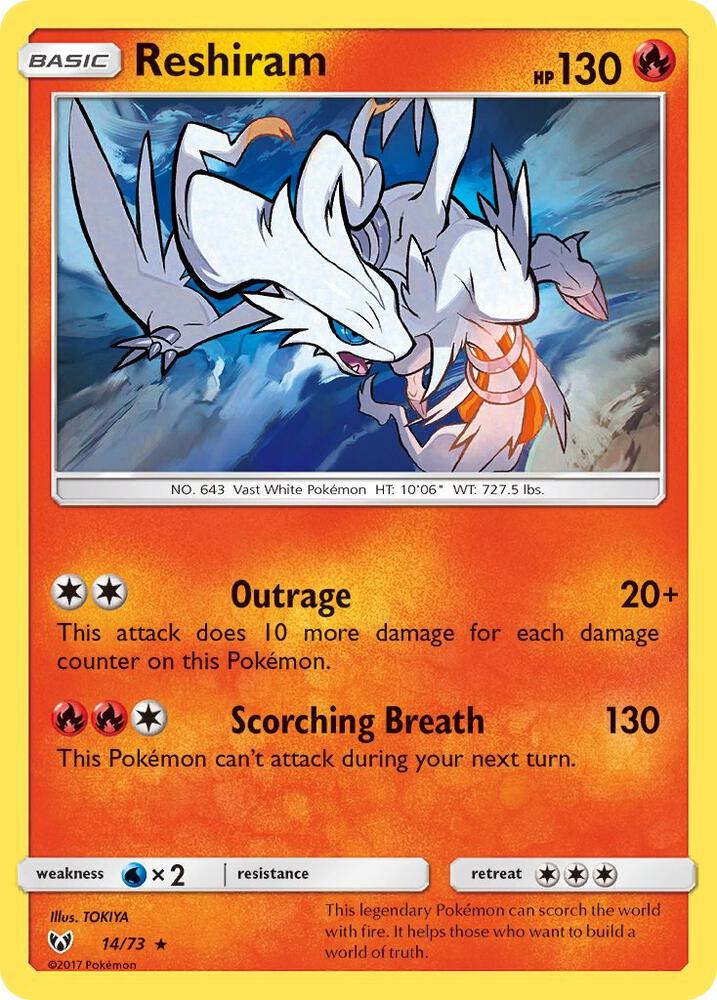 Reshiram [Shining Legends] 14/73