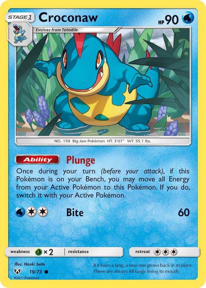 Croconaw [Shining Legends] 19/73