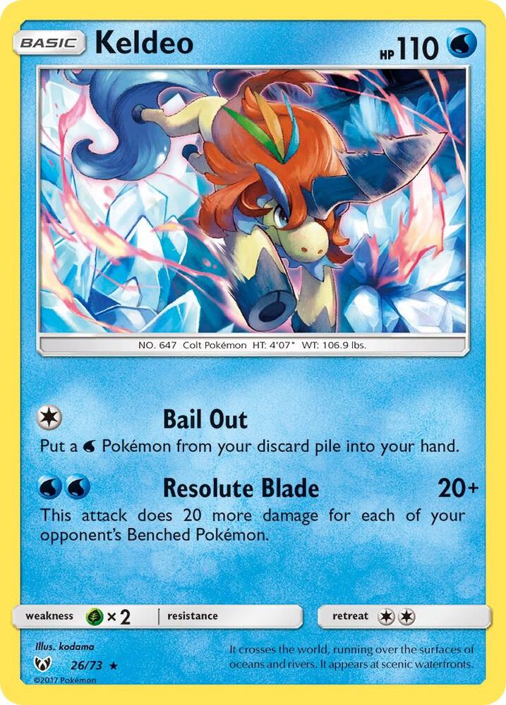Keldeo [Shining Legends] 26/73