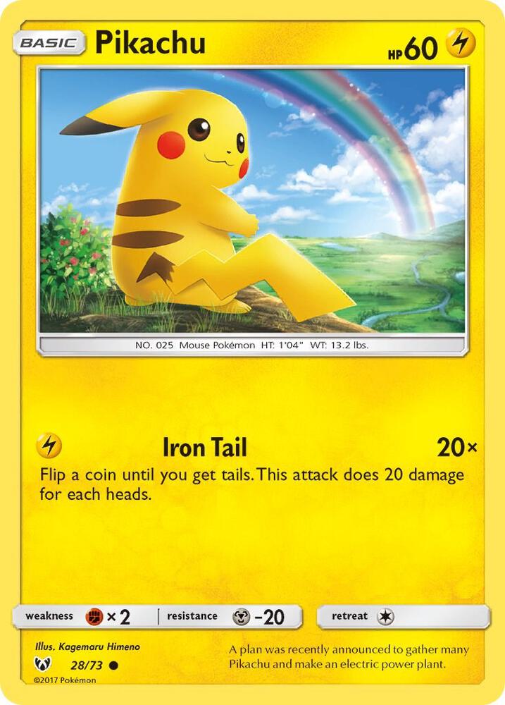 Pikachu [Shining Legends] 28/73