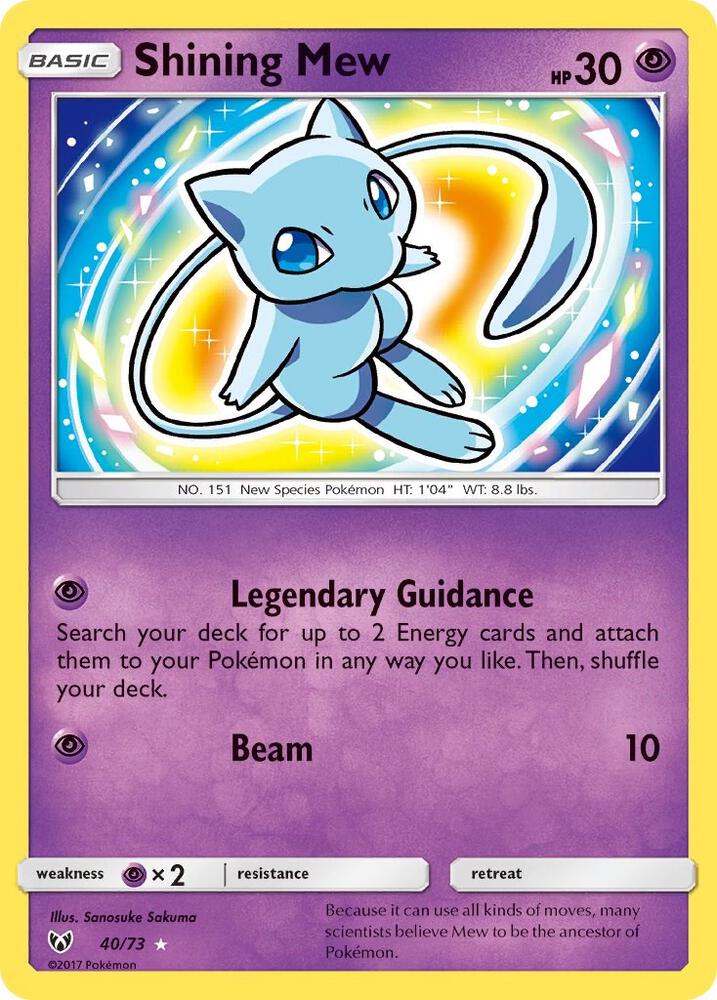 Shining Mew [Shining Legends] 40/73