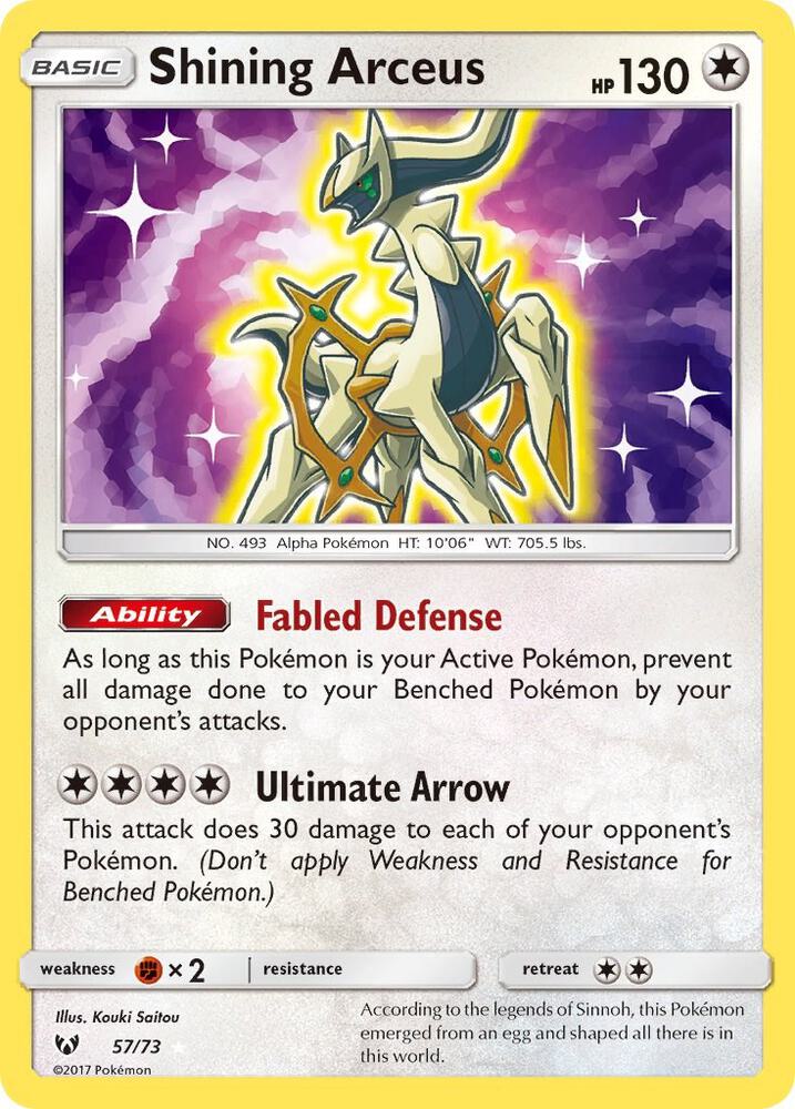 Shining Arceus [Shining Legends] 57/73