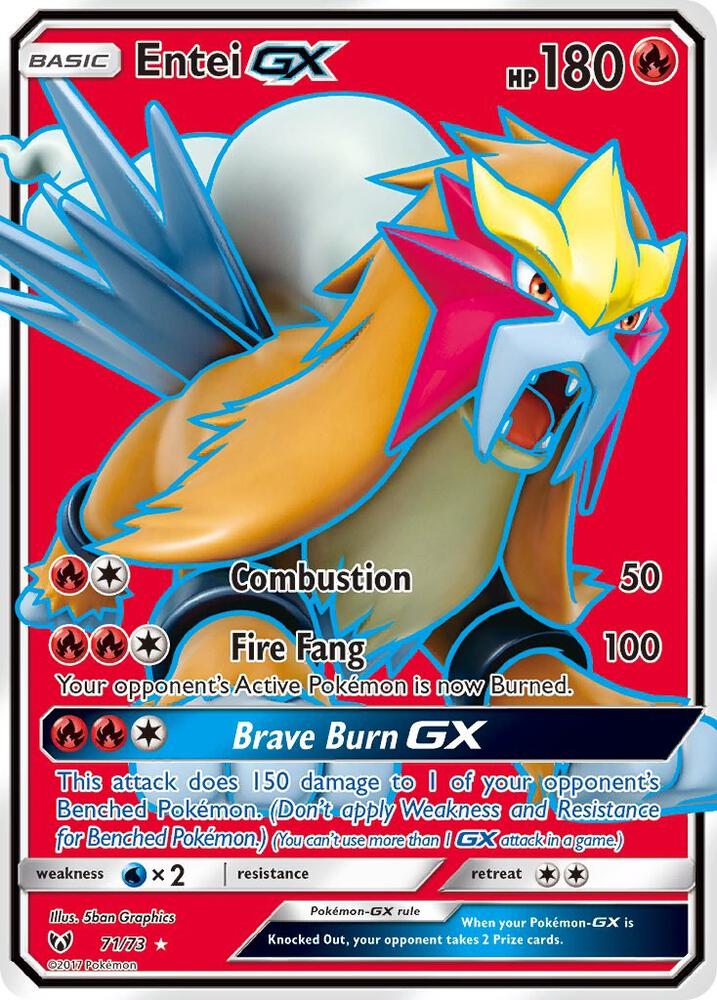 Entei GX (Full Art) [Shining Legends] 71/73