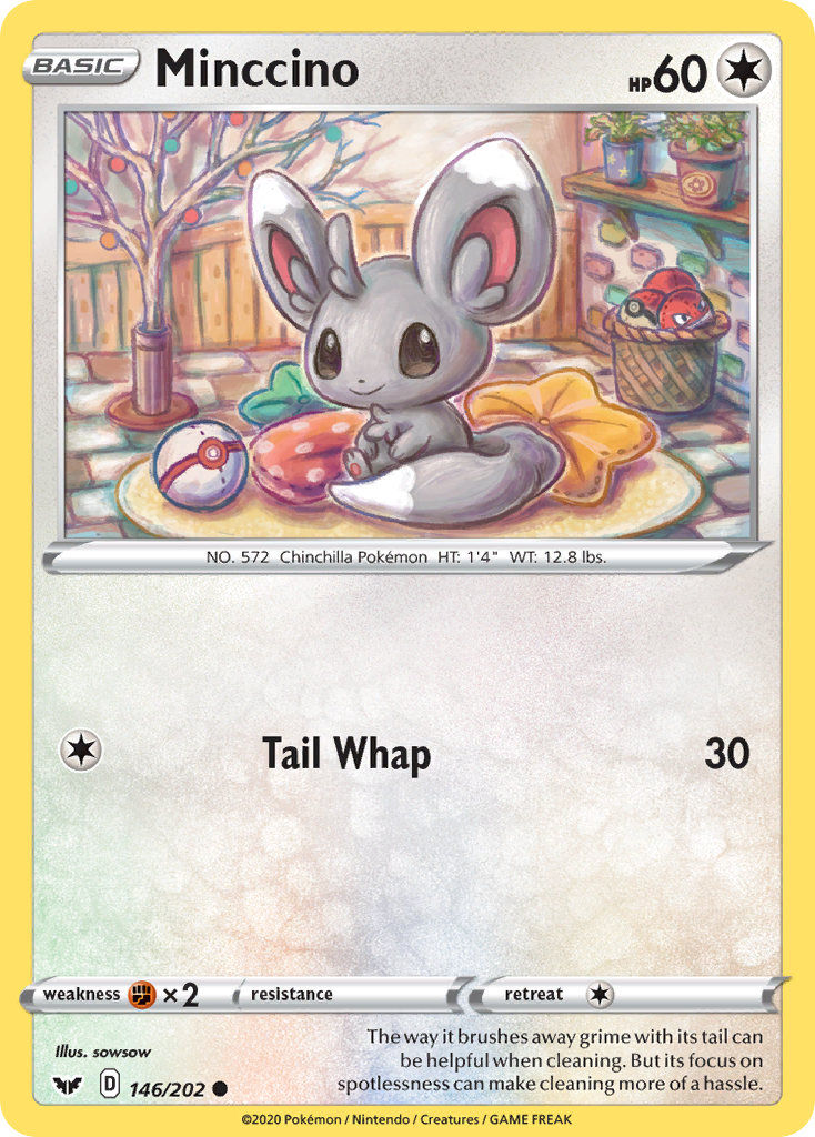 Minccino - 146/202 Sword & Shield