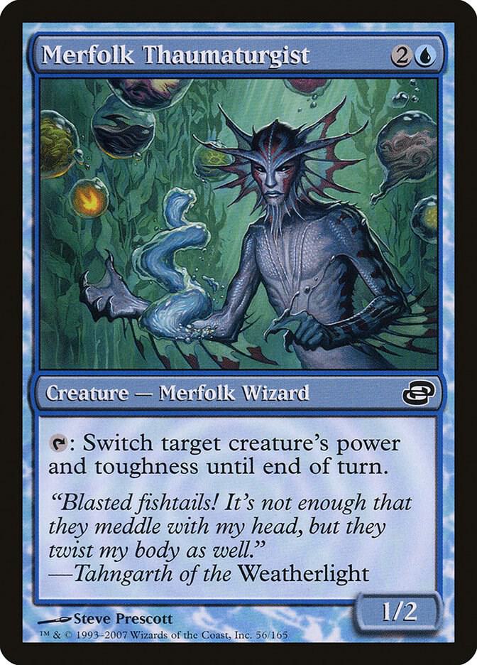 Merfolk Thaumaturgist [Planar Chaos] 56