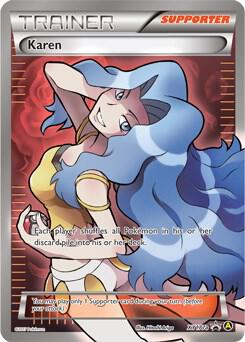 Karen - XY177a [Alternate Art Promos] XY177a